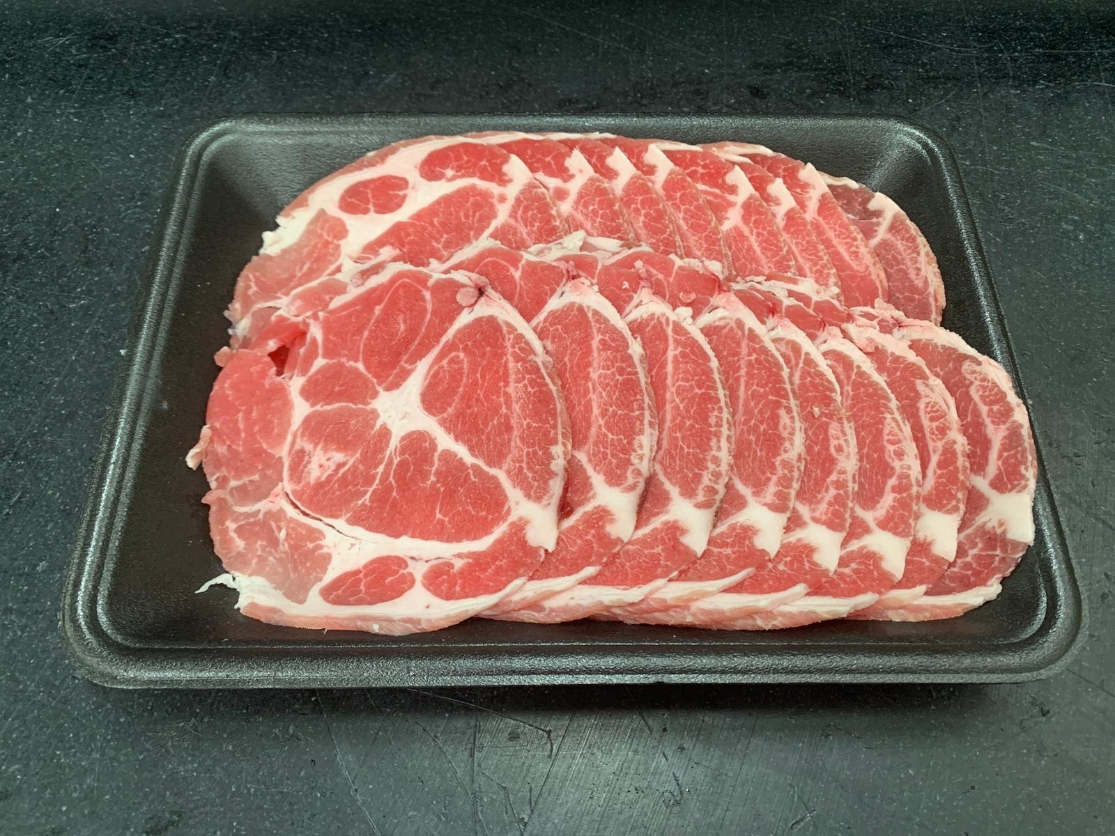 DANISH PORK COLLAR HOTPOT SLICES (1LB/PACK)