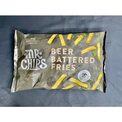 -NEW- NZL Mr.Chips Beer Batterrd Fries ("900g")